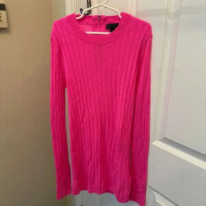 Banana Republic extra fine ribbed, light weight sweater, zipper neck
